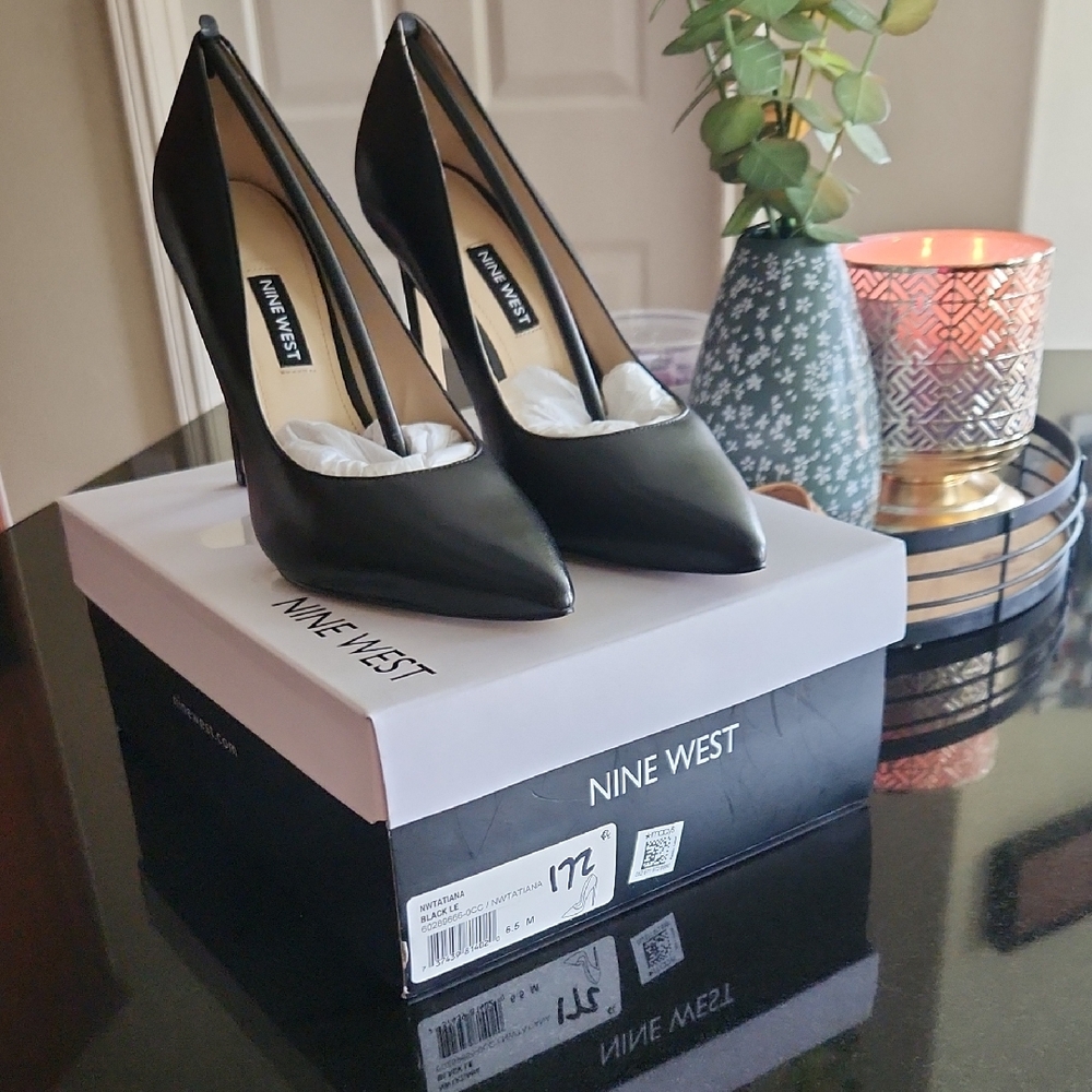 Nine West Black Classic Stiletto Heels